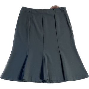 Sunny Leigh paneled flare black skirt. Size 14